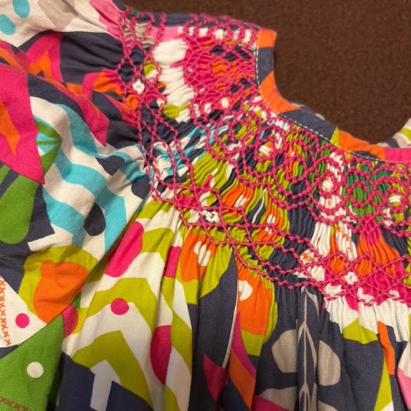 Vibrant Tree Pattern Dress - Picture 3 of 6